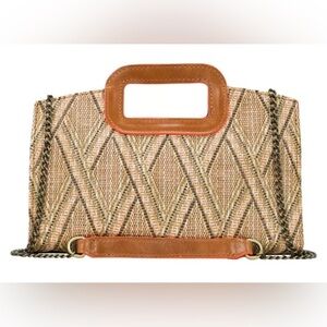 Patricia Nash Rainow Top Handle Natural Handbag Purse